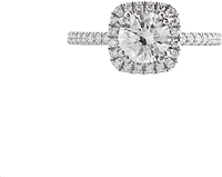 Verragio Pave Halo Diamond Engagement Ring