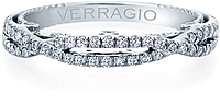 Verragio Pave Twist Diamond Wedding Band