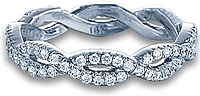 Verragio Pave Twist Diamond Wedding Band