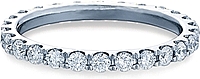 Verragio Round Brilliant Cut Diamond Eternity Wedding Band