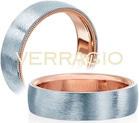 Verragio Satin Finish Men's Wedding Band