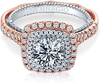 Verragio Split Shank Diamond Engagement Ring