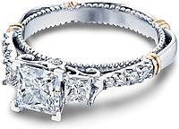 Verragio Three Stone Diamond Engagement Ring