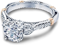 Verragio Three Stone Diamond Engagement Ring