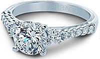 Verragio Three Stone Diamond Engagement Ring