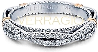 Verragio Twist Diamond Wedding Band