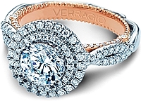 Verragio Twist Shank Diamond Engagement Ring