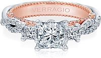 Verragio Twist Shank Diamond Engagement Ring